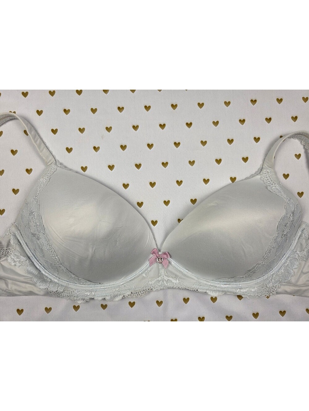 Victorias Secret Wireless No Wire Light Blue Comfortable Bra 38DD